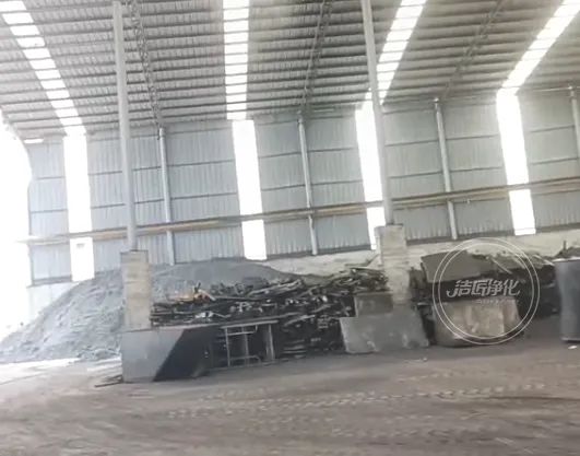 為陶瓷廠煤氣站安裝100+個高壓噴霧頭！Dejing的凈?除臭顯實力！